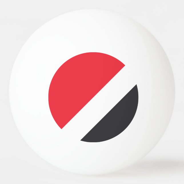 Bolinha De Ping Pong Principado de Sealand Flag (Frente)