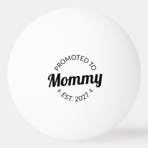 Bolinha De Ping Pong Promovida a Mamãe Desde 2027 Anúncio de Nova Mamãe