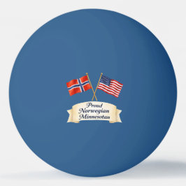 Bolinha De Ping Pong Proud Norwegian Minnesotan Heritage Ping Pong Ball