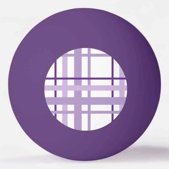 Bolinha De Ping Pong Purple Striped Pattern  (Frente)