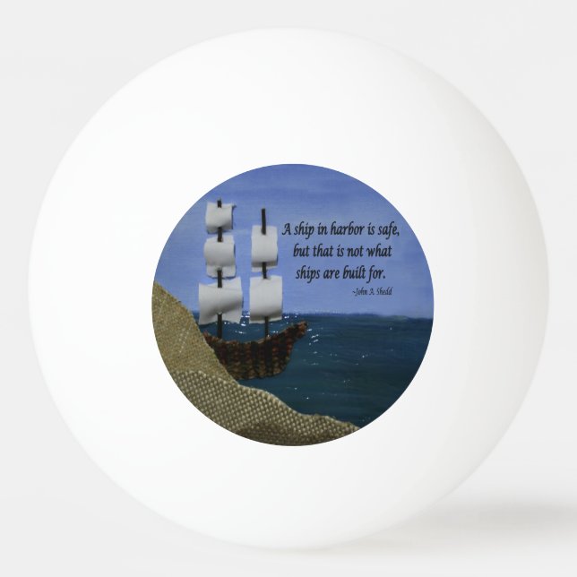 Bolinha De Ping Pong Quais navios são criados para a Colagem de Tecidos (Verso)