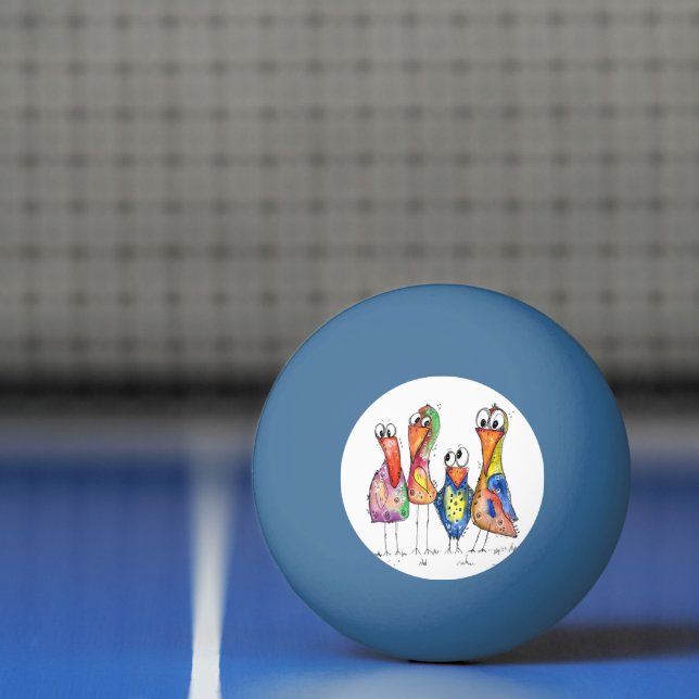 Bolinha De Ping Pong Quatro Aves Células E Quentes (Líquido)