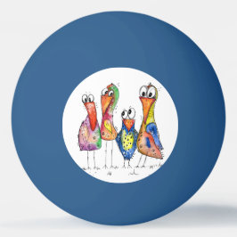 Bolinha De Ping Pong Quatro Aves Células E Quentes