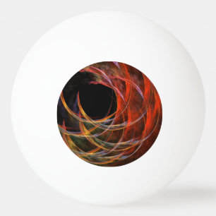 Bolinha De Ping Pong Quebrando a Abstrato de Círculo