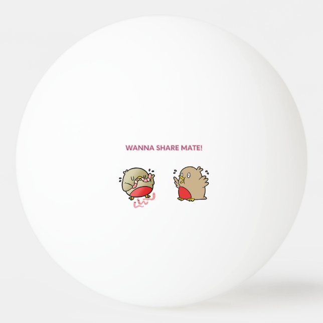 Bolinha De Ping Pong Quer compartilhar, amigo! (Frente)