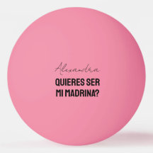 Quieres Ser Mi Madrina Godparent Proposal Player