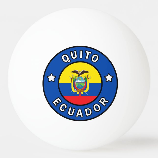 Bolinha De Ping Pong Quito Equador (Frente)