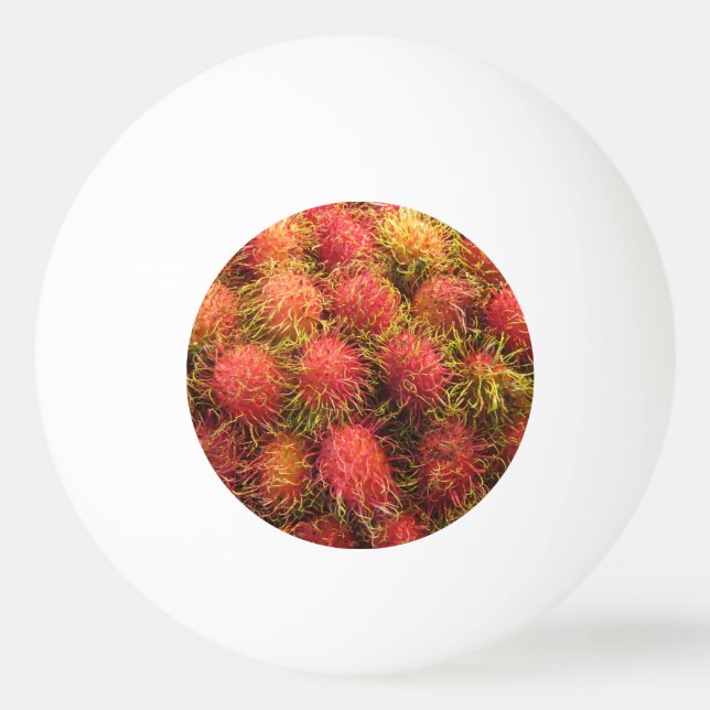 Bolinha De Ping Pong Rambutan Tropical Fruta (Frente)