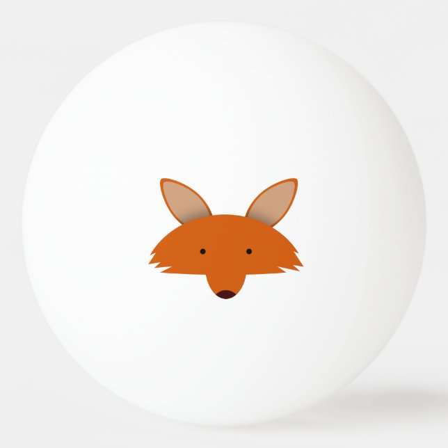 Bolinha De Ping Pong Raposa (Frente)