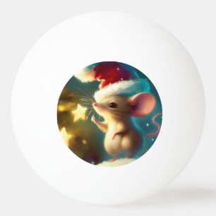 Bolinha De Ping Pong Rato de Natal (1)