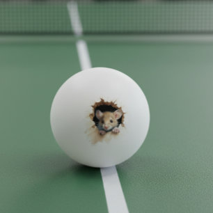 Bolinha De Ping Pong Rato Fofo 