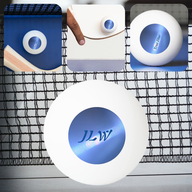 Bolinha De Ping Pong Refração Azul Personalizada (Criador carregado)