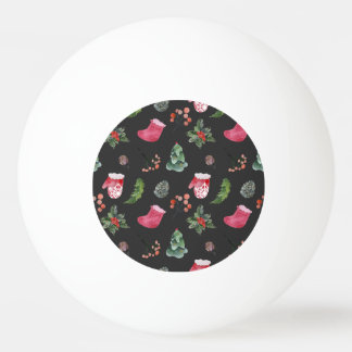 Bolinha De Ping Pong Reindeer de Natal: Padrão Sem Costura