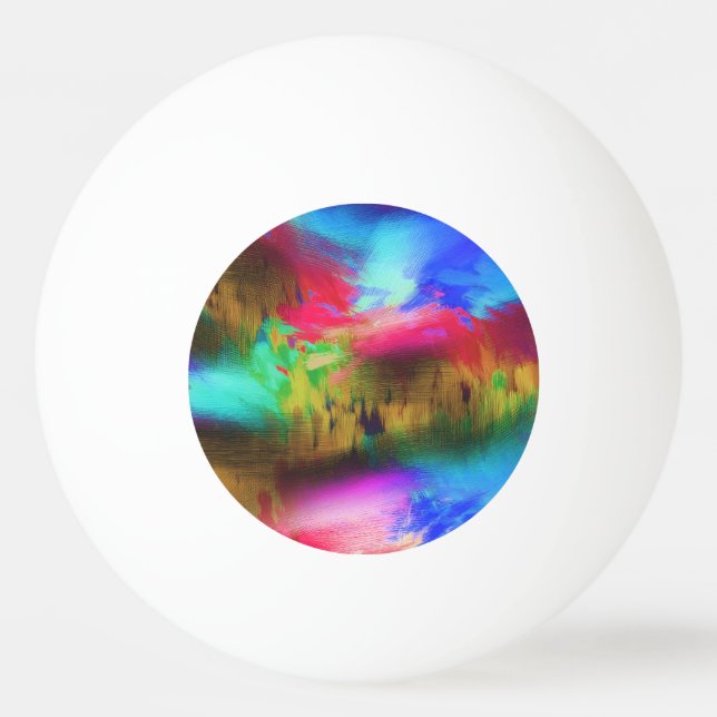 Bolinha De Ping Pong Retalhos das cores (Verso)