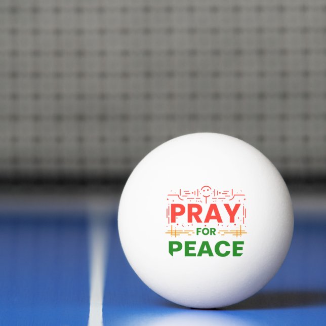 Bolinha De Ping Pong Reze Pela Paz (Líquido)