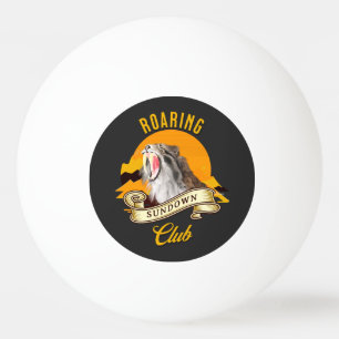 Bolinha De Ping Pong Roaring Sundown Club Sabertooth Tiger