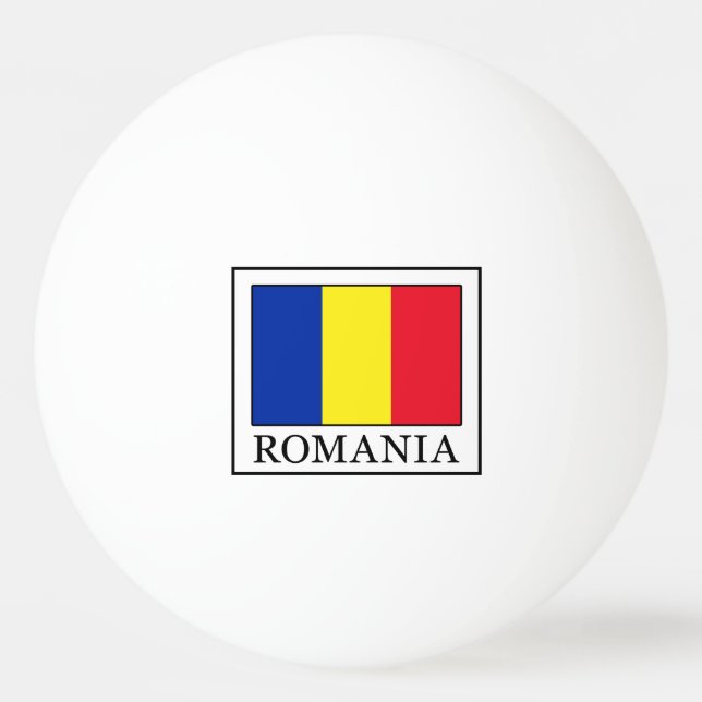 Bolinha De Ping Pong Romênia (Frente)