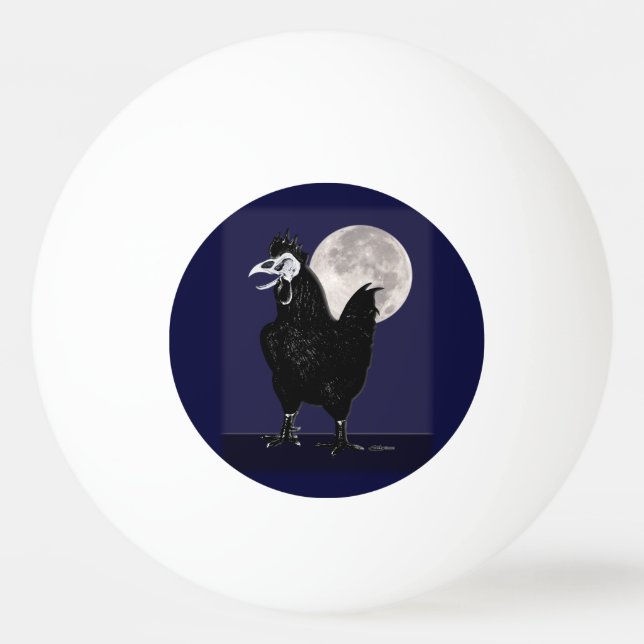 Bolinha De Ping Pong Rooster Ghost (Frente)