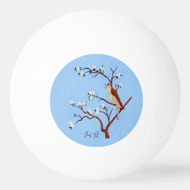 Bolinha De Ping Pong Rouxinol (Frente)