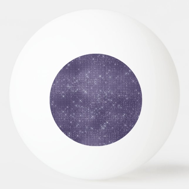 Bolinha De Ping Pong Roxo Sparkle (Frente)