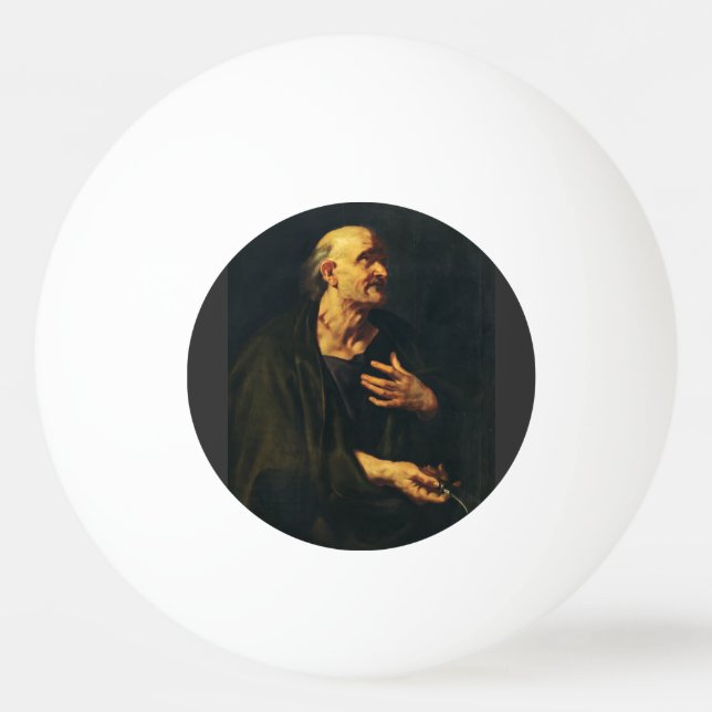 Bolinha De Ping Pong Santo Bartholomew, o postle de Rubens (Frente)