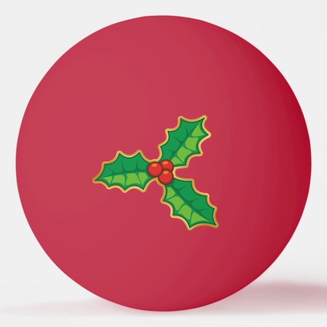 Bolinha De Ping Pong Santo Natal (Frente)