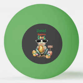 Bolinha De Ping Pong Sapo Legal de Eggstra com óculos solares Páscoa an