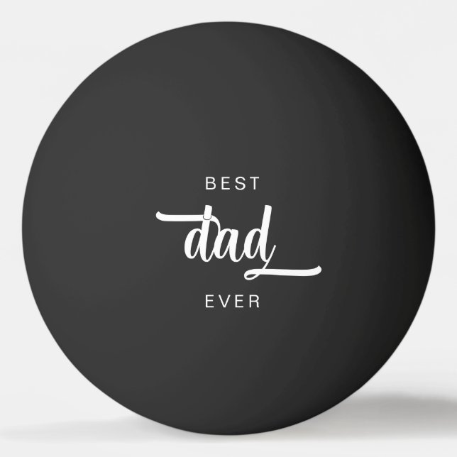 Bolinha De Ping Pong Script Moderno Melhor Pai de Todos os Tempos (Frente)