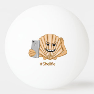 Bolinha De Ping Pong Selfie de telefone celular Smartphone da Seashell