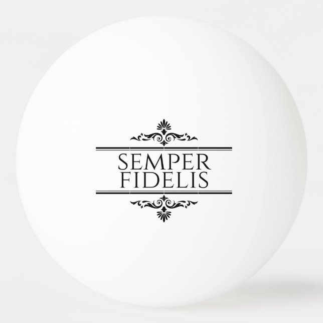 Bolinha De Ping Pong Semper Fidelis (Frente)