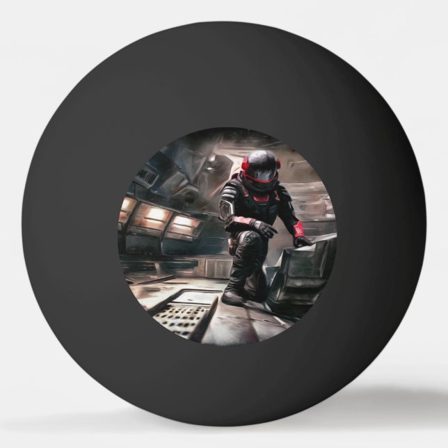 Bolinha De Ping Pong SF Herói No Espaçamento (3) (Frente)