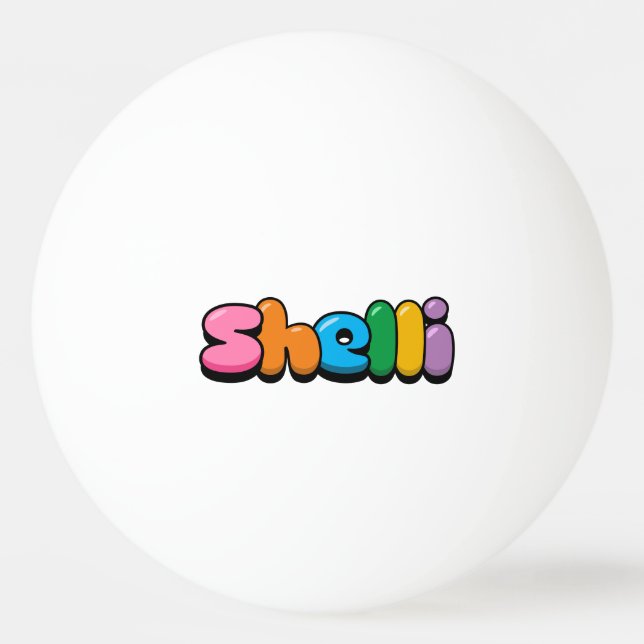 Bolinha De Ping Pong Shelli (Frente)