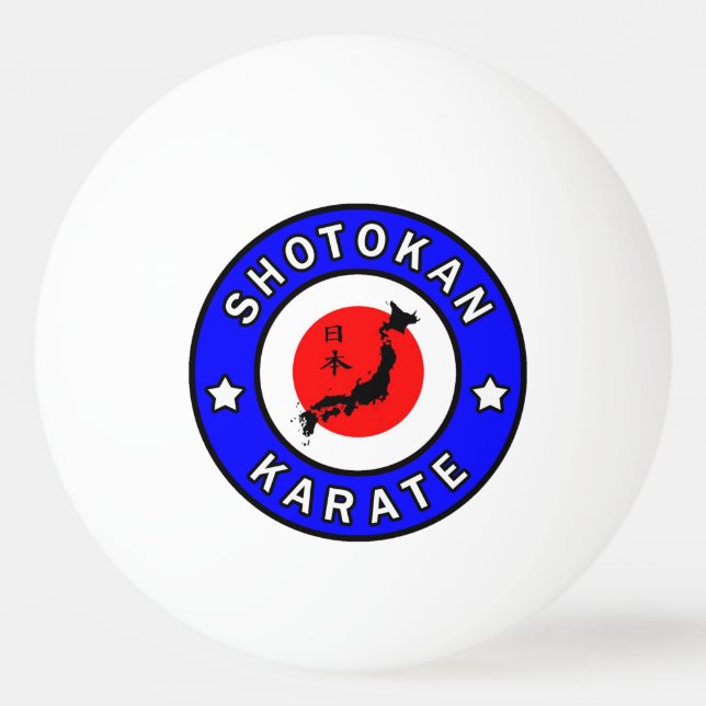 Bolinha De Ping Pong Shotokan Karate (Frente)