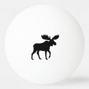 Bolinha De Ping Pong Silhueta de Alce