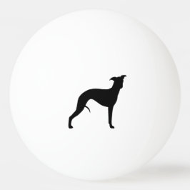 Bolinha De Ping Pong Silhueta de Whippet