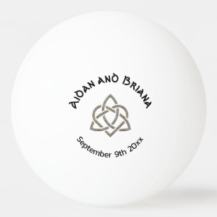 Bolinha De Ping Pong Símbolo Celtic Trinity Knot