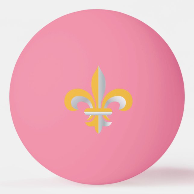 Bolinha De Ping Pong Símbolo Fleur de Lis (Frente)