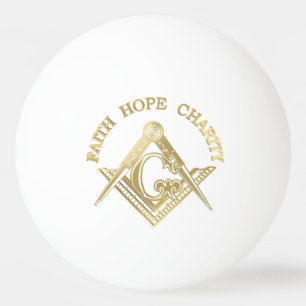 Bolinha De Ping Pong Símbolo maçônico