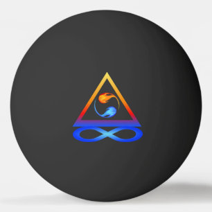 Bolinha De Ping Pong Símbolo Twin Flame-