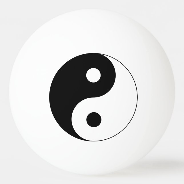 Bolinha De Ping Pong Símbolo Yin Yang Espiritual (Frente)