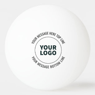 Bolinha De Ping Pong Simples de substituir com seu logotipo ou imagem