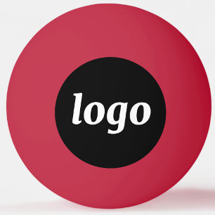 Bolinha De Ping Pong Simples Logotipo de Marcas de Promoção Empresarial