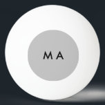 Bolinha De Ping Pong Simples monograma adicione seu nome com letra míni<br><div class="desc">design</div>