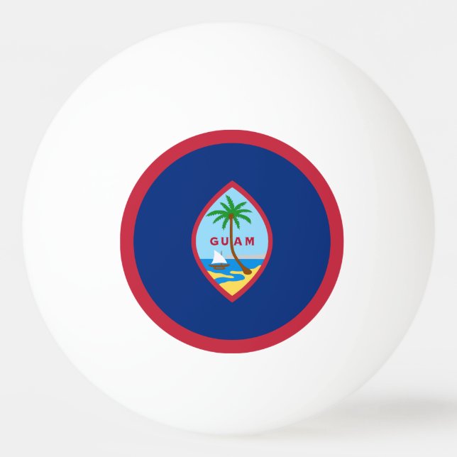 Bolinha De Ping Pong Sinalizador Guam (Frente)