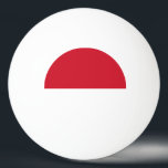 Bolinha De Ping Pong Sinalizador Mônaco<br><div class="desc">Bandeira Patriótica do Mônaco.</div>