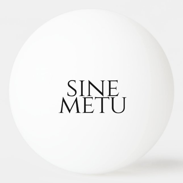 Bolinha De Ping Pong Sine Metu - Sem Medo (Frente)