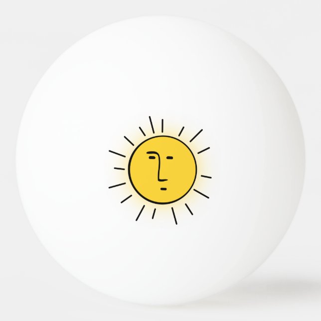 Bolinha De Ping Pong Sol (Frente)