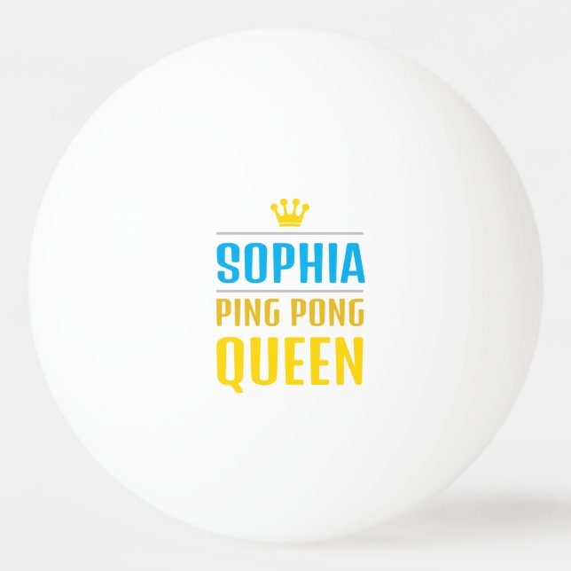 Bolinha De Ping Pong Sophia (Frente)