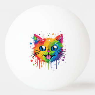 Bolinha De Ping Pong Splat Cat Pride