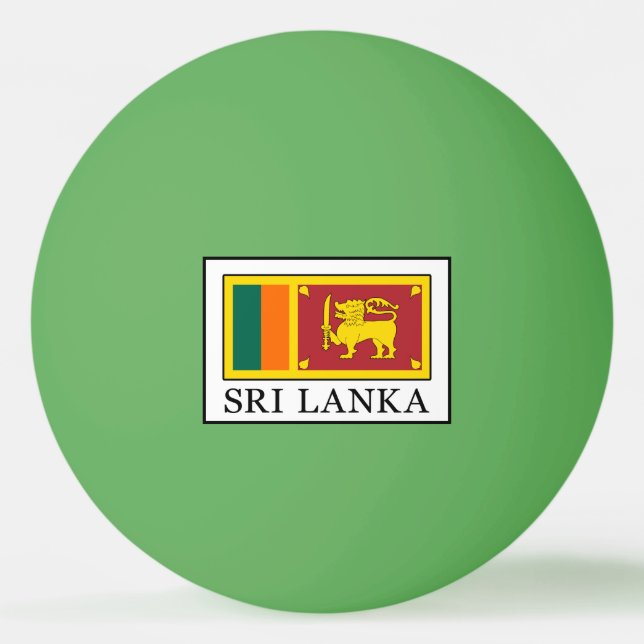 Bolinha De Ping Pong Sri Lanka (Frente)